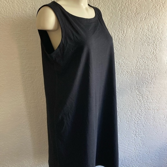 EILEEN Fisher MED  organic cotton sleeveless tunic  Made in USA . - Picture 4 of 10